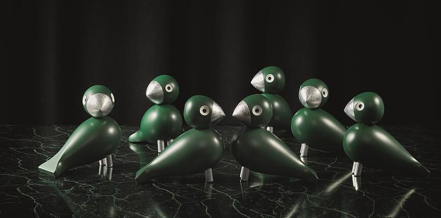 Songbird Dekoracija, lesena, akva