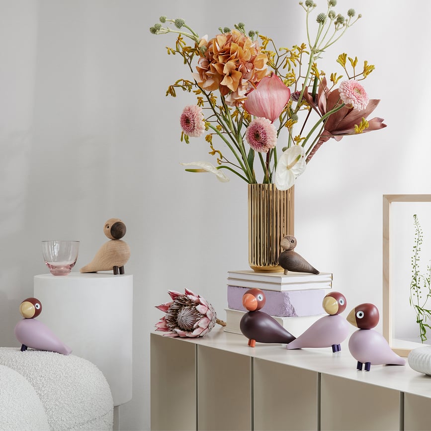 Songbird Dekoracija, lesena, akva