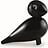 Songbird Ravn Figurine, en bois