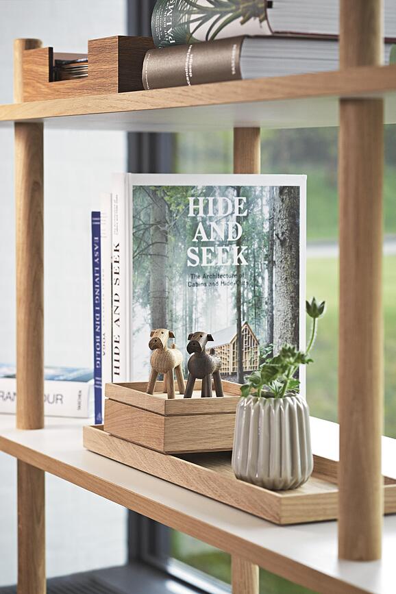 Tim Figurine Chien en bois, chêne clair