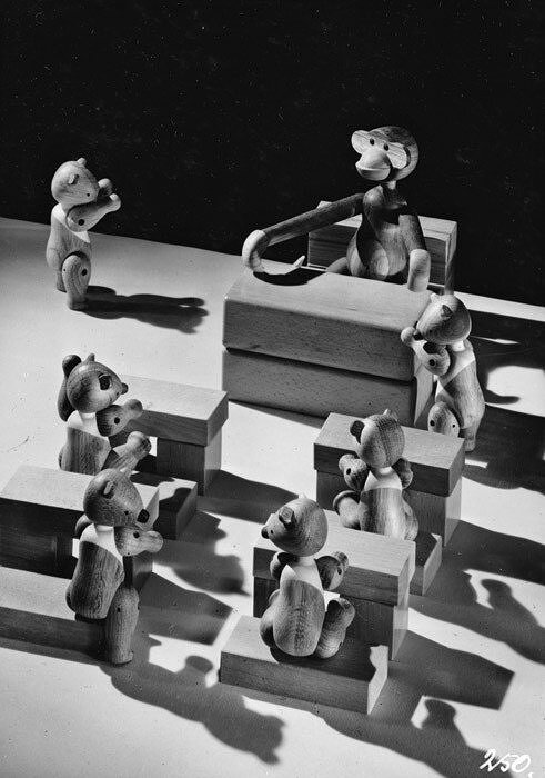 Figura Oso de madera Kay Bojesen, 9,5 cm