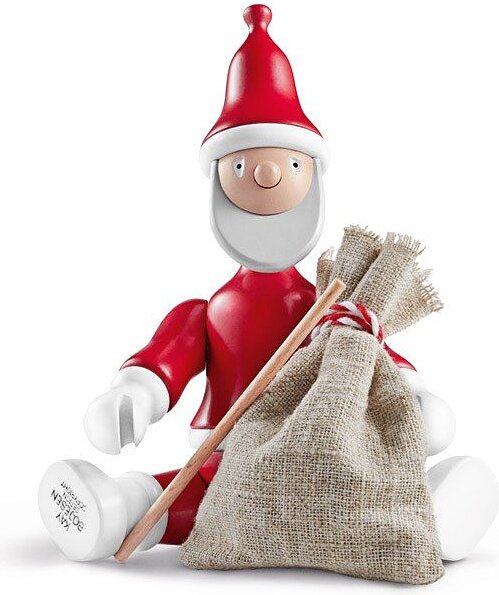 Figura Decorativa de madera Papá Noel