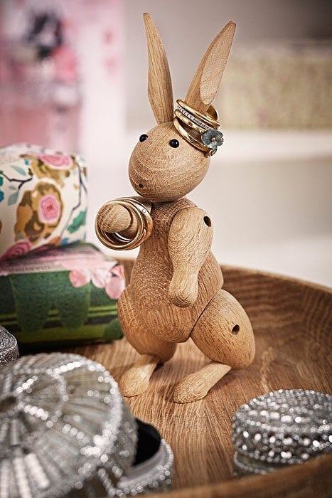 Figurine Lapin, en bois