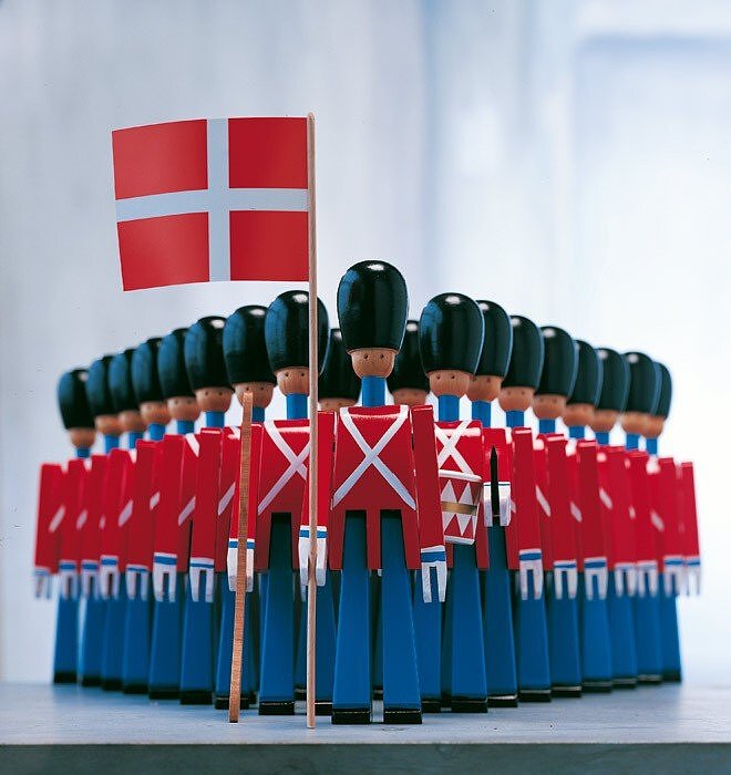 Kay Bojesen Figurine Soldat en bois, 100 cm