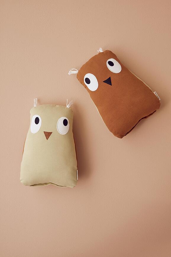 Edvin Peluche Chouette, marron