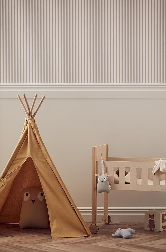 Edvin Peluche Chouette, marron