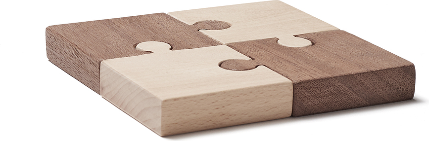 Neo Puzzle aus Holz 4 El.