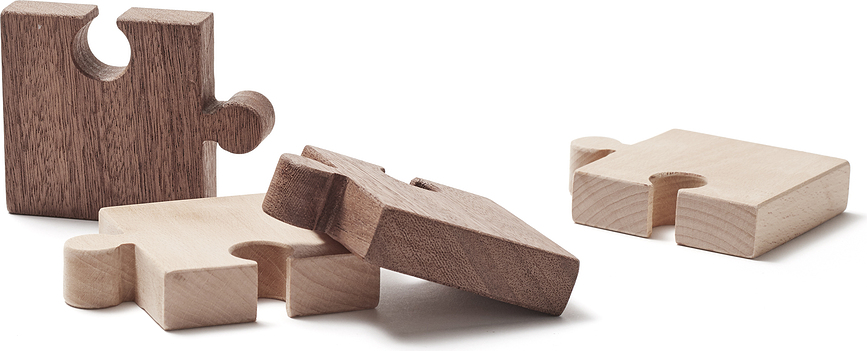 Neo Puzzle aus Holz 4 El.