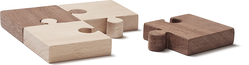 Neo Puzzle aus Holz 4 El.