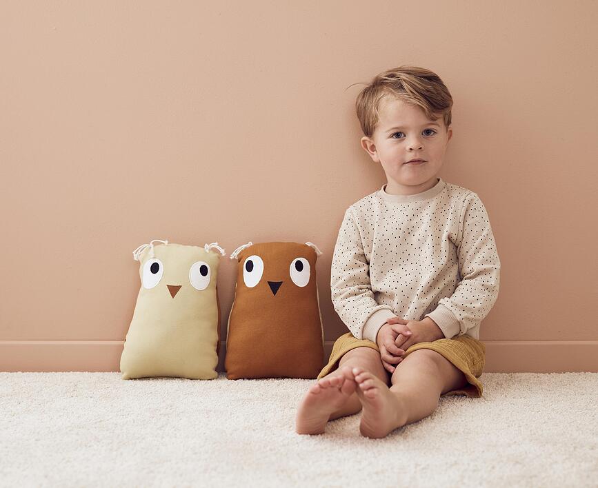 Peluche Búho Edvin, marrón