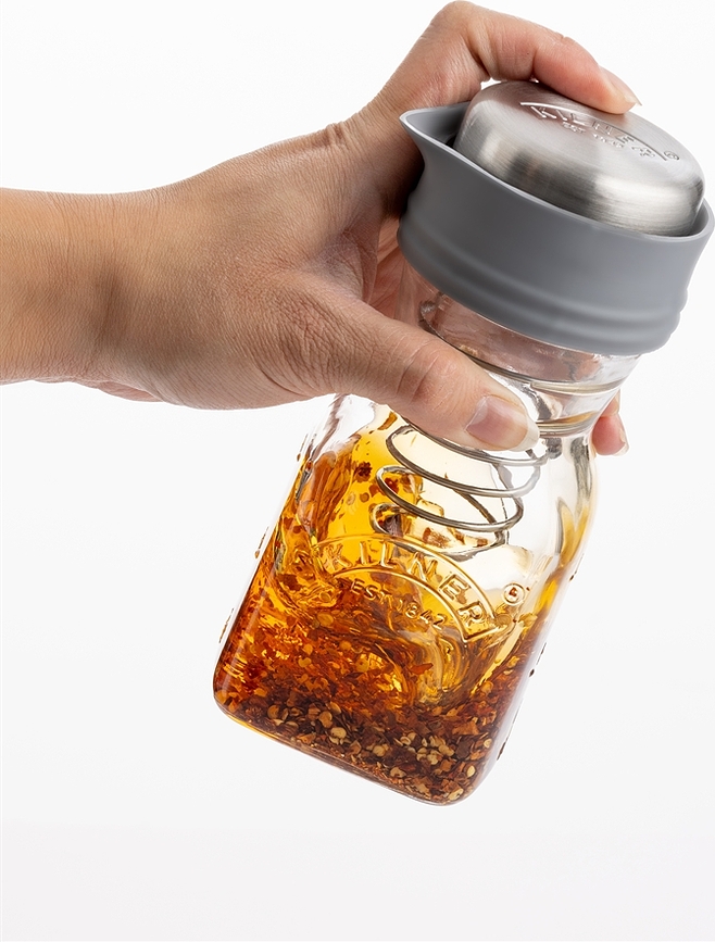 Coctelera de cristal para aderezos Kilner, 0,5 L