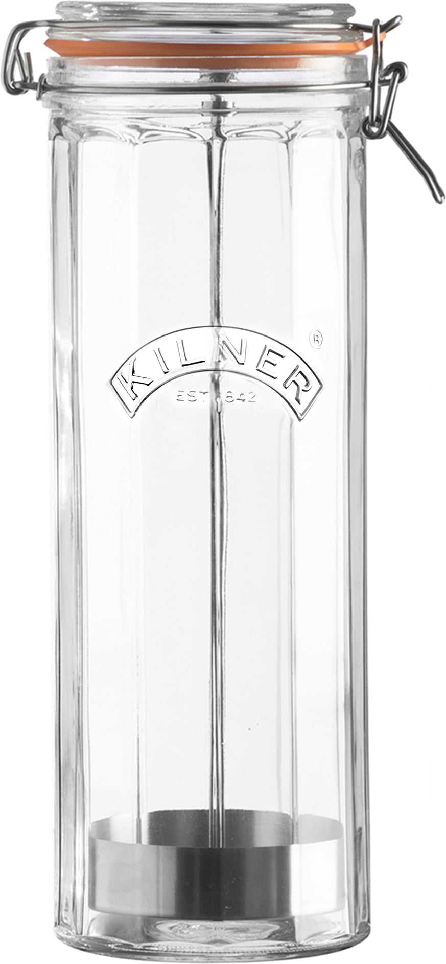 Facetted Spaghetti-Dose aus Glas - Kilner 0025.745