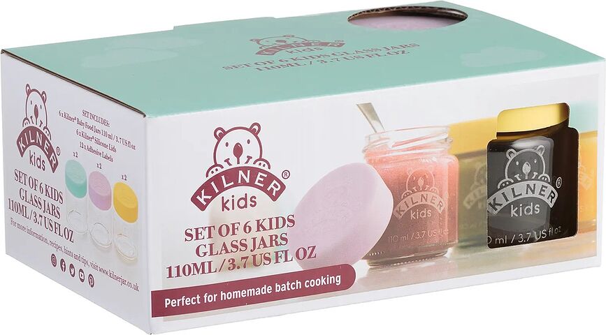 Kilner Βάζα Αποθήκευσης, 110 ml, 6 τμχ