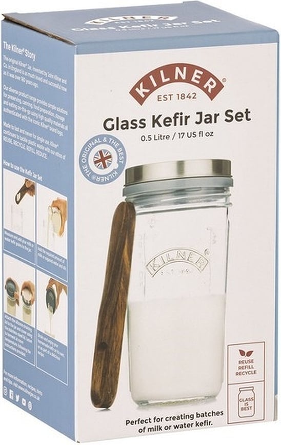 Kilner Βάζο για Κεφίρ, με δοσομετρητή, 500 ml