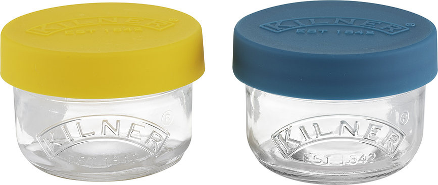 Kilner Bocaux à collations 125 ml, Lot de 2