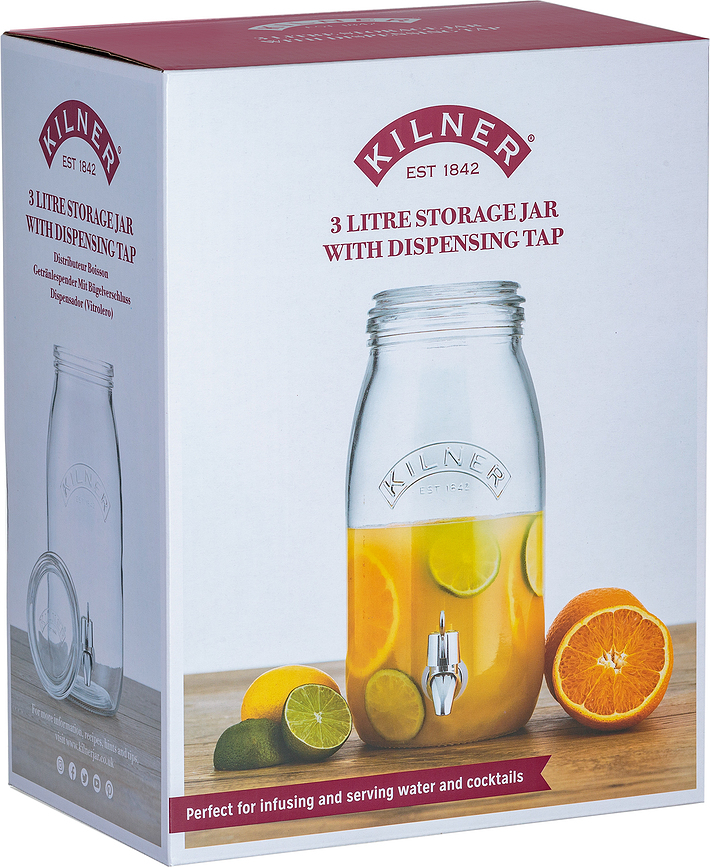 Kilner Δοχείο για Ποτά, 3 L
