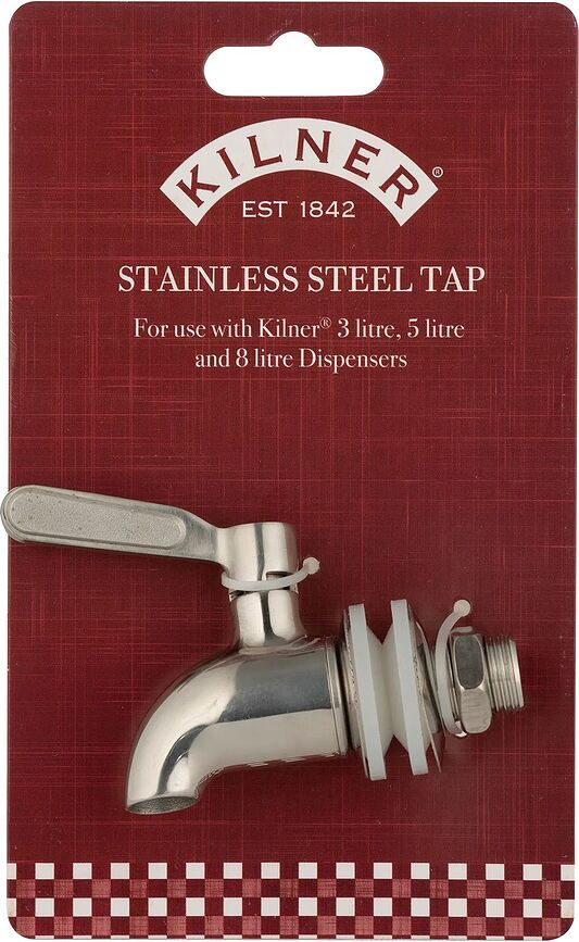 Kilner Κρουνός για διανομείς, ανοξείδωτος χάλυβας