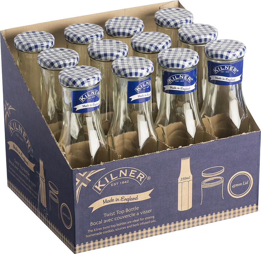 Made In England Bottle 250 ml hexagon