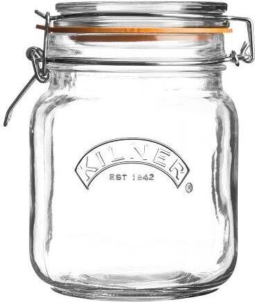 Square Clip Top Glas 1 l
