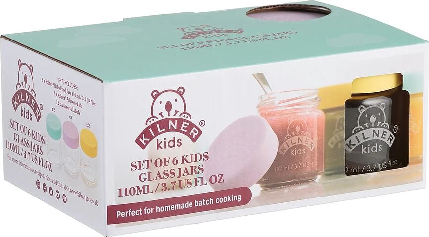Tarros de almacenamiento Kilner, 110 ml, 6 unidades