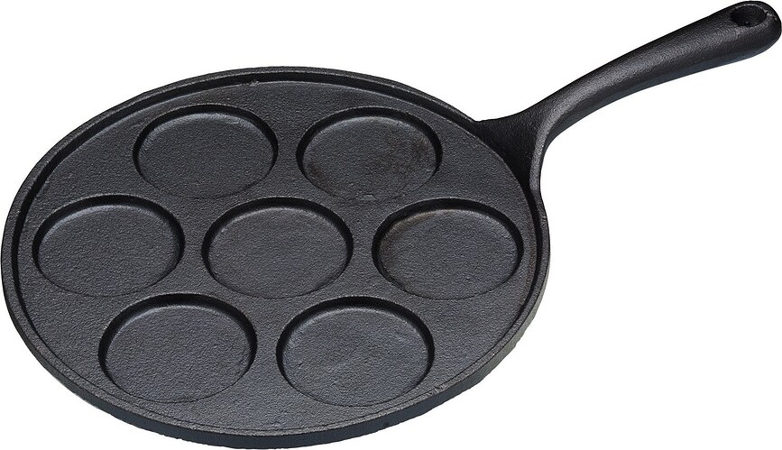 Patelnia żeliwna do placków i blinów Kitchen Craft
