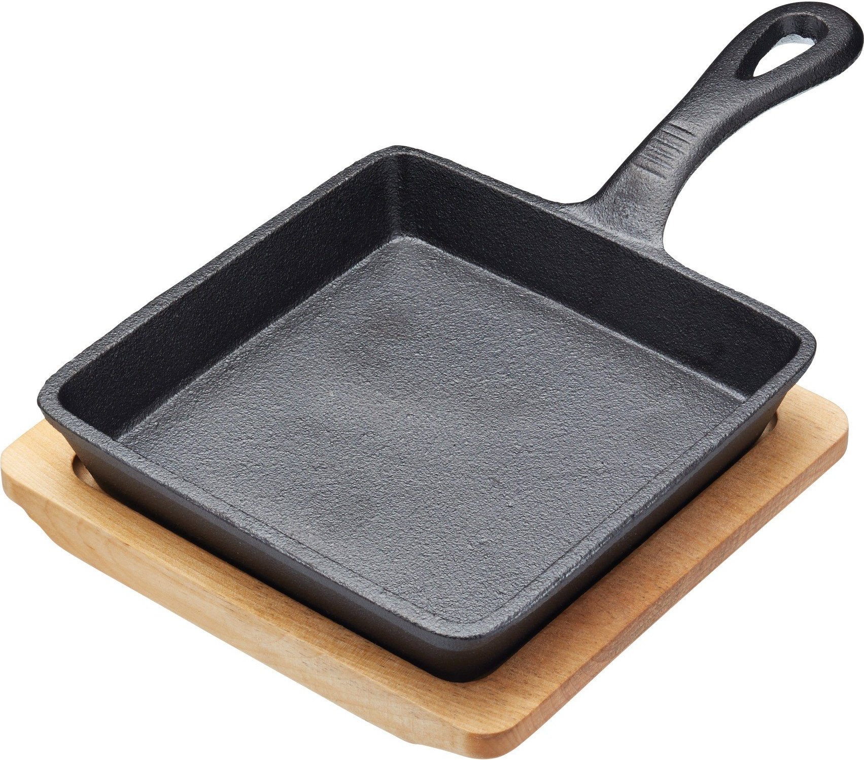Artesa Cast iron skillet with serving board - Kitchen Craft