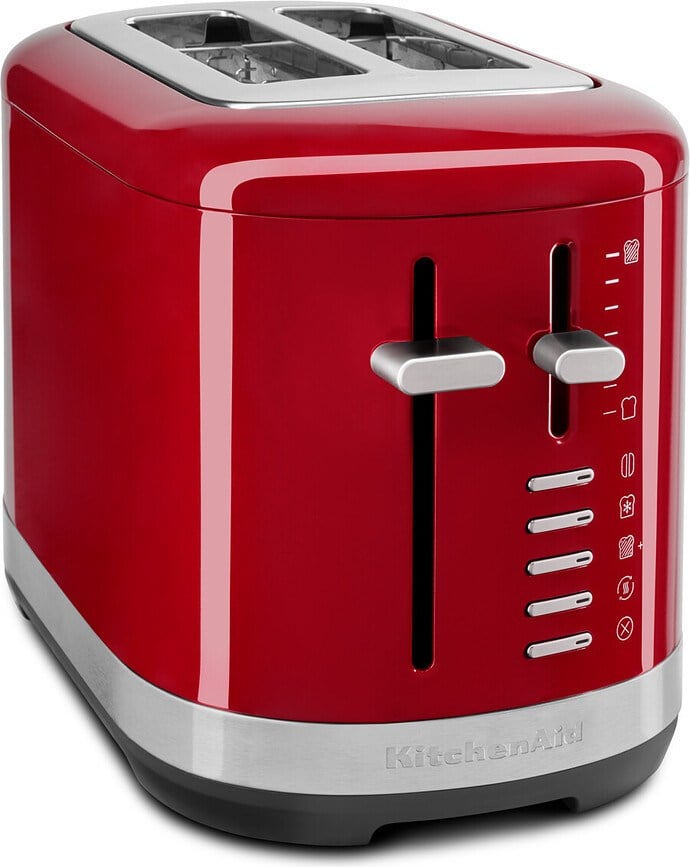 2 šķēlīšu tosters KitchenAid sarkans