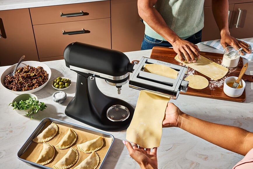 Accesorio para pasta para batidora KitchenAid Artisan de acero inoxidable 3 en 1