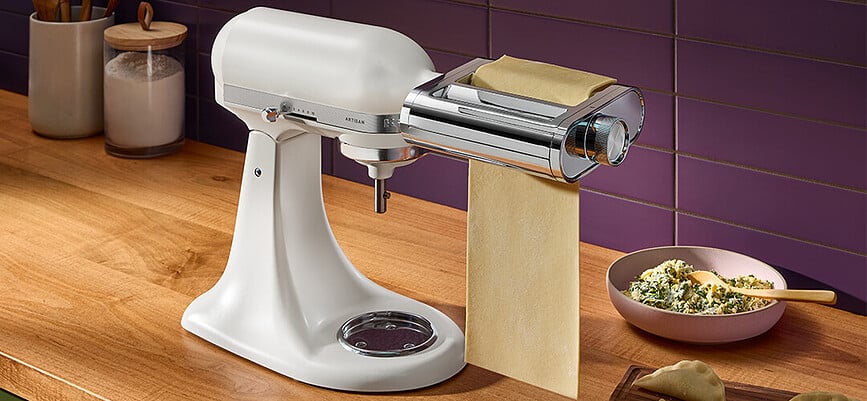 Accesorio para pasta para batidora KitchenAid Artisan de acero inoxidable 3 en 1