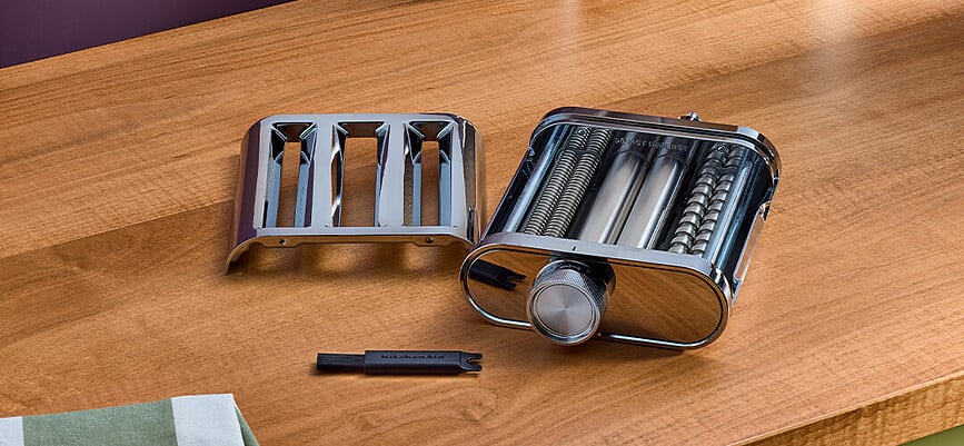 Accesorio para pasta para batidora KitchenAid Artisan de acero inoxidable 3 en 1