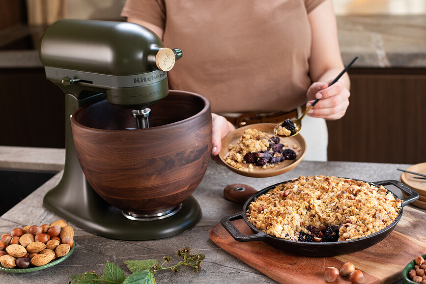 Artisan 180 Evergreen Robot Pâtissier 4,7 L, avec bol en bois