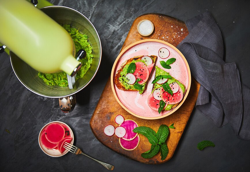 Artisan 185 Mešalnik, karamelno rdeč