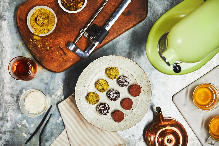 Artisan 185 Mešalnik, karamelno rdeč