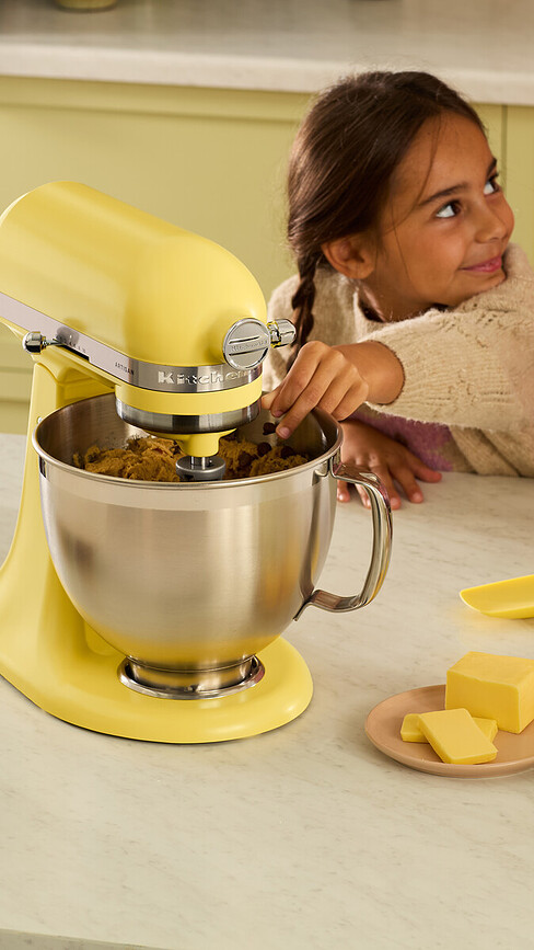 Artisan 195 Robot Pâtissier, jaune beurre