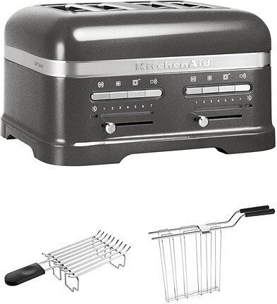 Artisan Opekač kruha za 4 rezine, karamelno rdeč