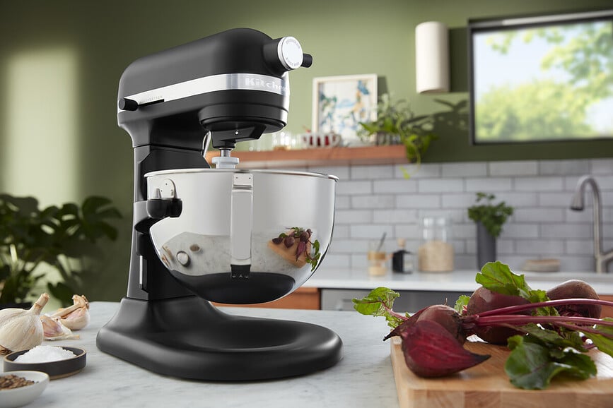 Batidora Amasadora profesional, 5,2 L, negro mate