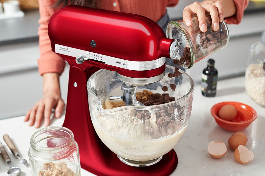 Batidora Artisan 185, rojo caramelo