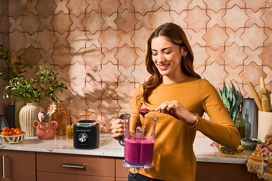 Batidora de Vaso Pure Power, roja