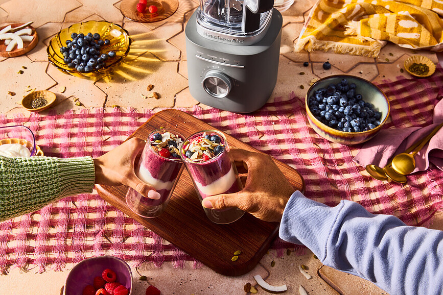 Batidora de Vaso Pure Power, roja