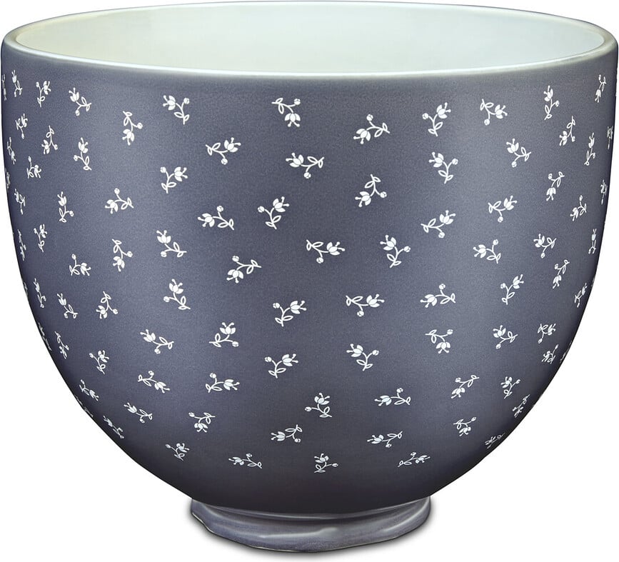 Bol para batidora KitchenAid Vintage Florals, 4,7 L, sin asas