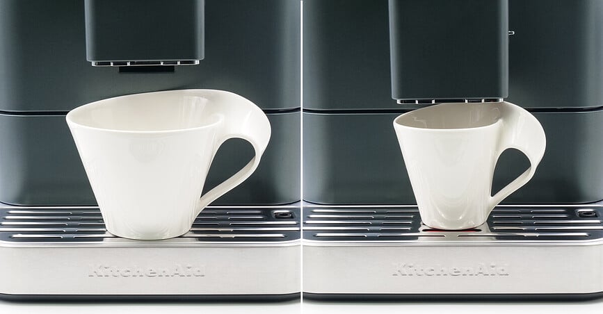 Cafetera automática KitchenAid KF8, blanco porcelana