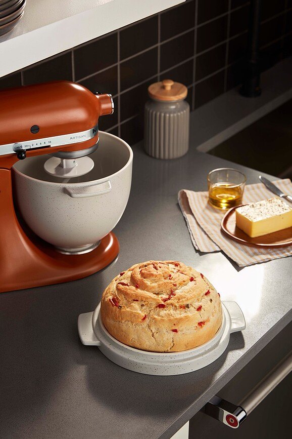 Cuenco para hornear pan Artisan, 4,7 l, con tapa