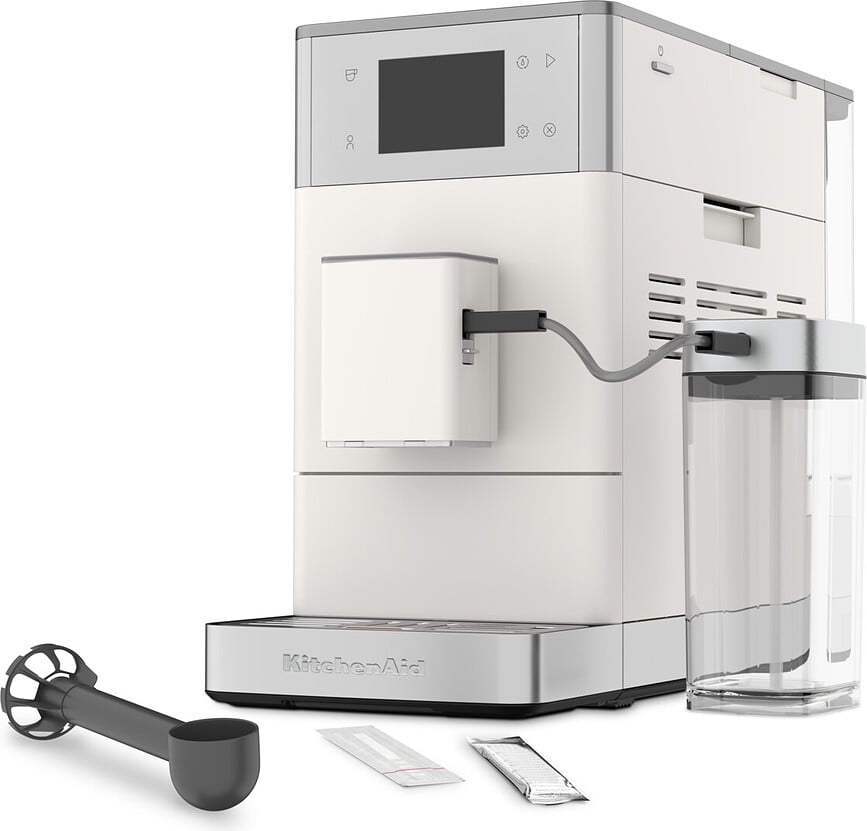 Ekspres automatyczny do kawy KitchenAid KF4 porcelanowa biel