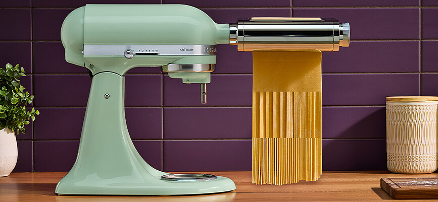 Εξάρτημα ζυμαρικών για μίξερ KitchenAid Artisan από ανοξείδωτο ατσάλι, 3 σε 1