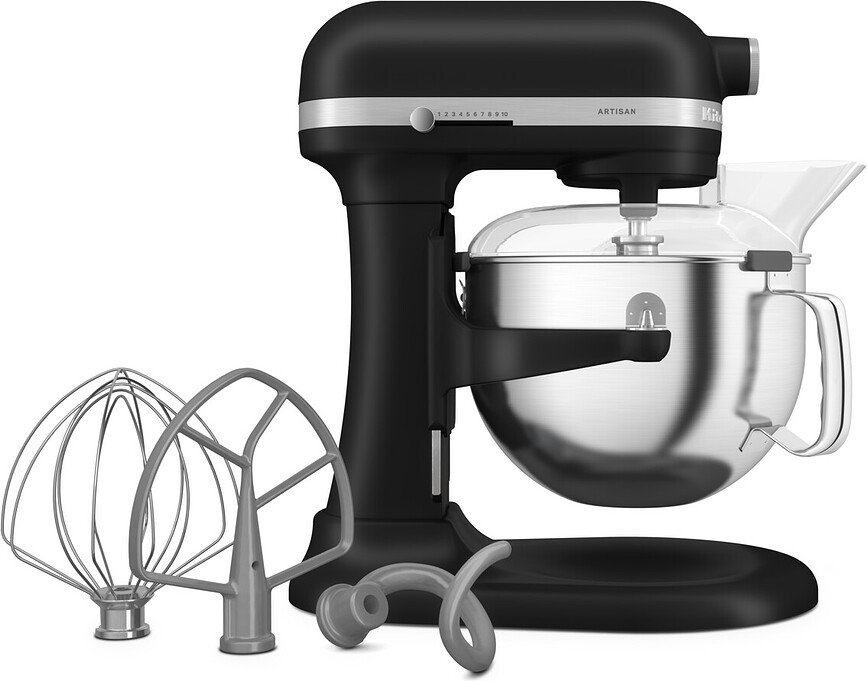 Impastatrice Artisan 5,6 l nera opaca