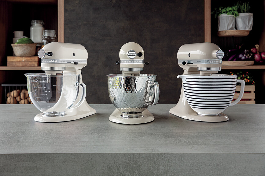 KitchenAid Bol Mélangeur pour robots pâtissiers, 4,7 L, motif Bare Leaves