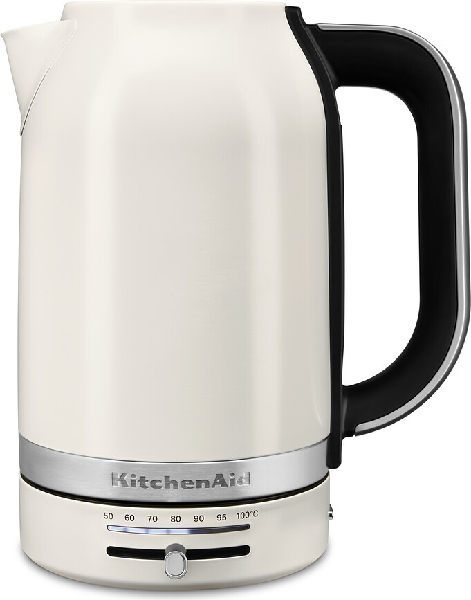 KitchenAid Bouilloire Électrique à Température Réglable, 1,7 L, blanc porcelaine