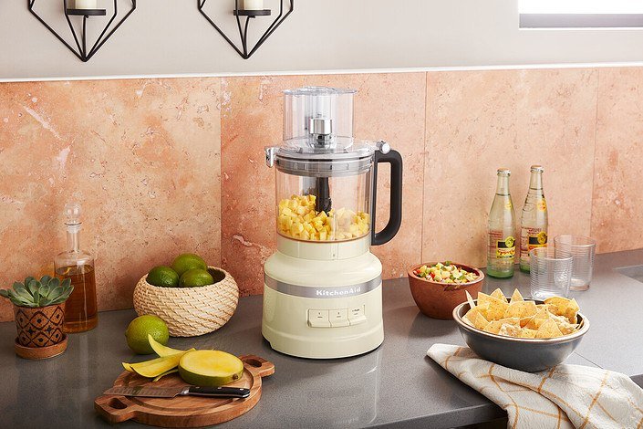 KitchenAid 2.1L Food Processor in Almond Cream