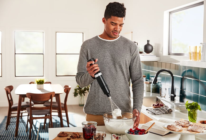Kitchenaid Juhtmevaba saumikser matt tumehall
