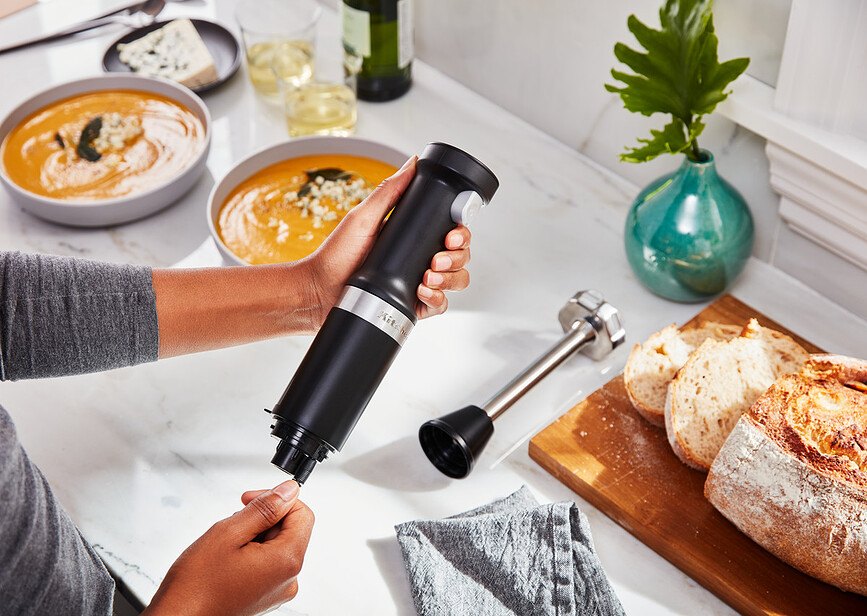 Kitchenaid Juhtmevaba saumikser matt tumehall